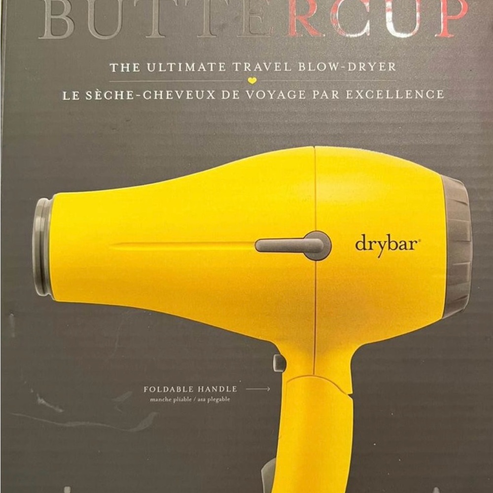 Drybar Baby Buttercup travel hairdryer. New in Box